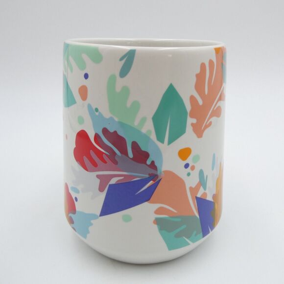 Starbucks Mug Summer 2020 Flowers Tropical Leaves Floral 14 oz - Picture 2 of 8